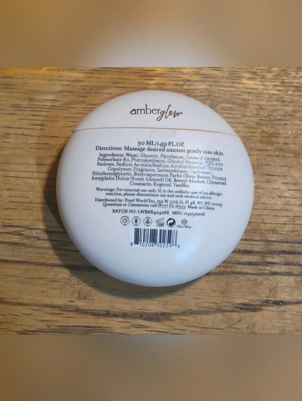 AmberGlow vanilla spice